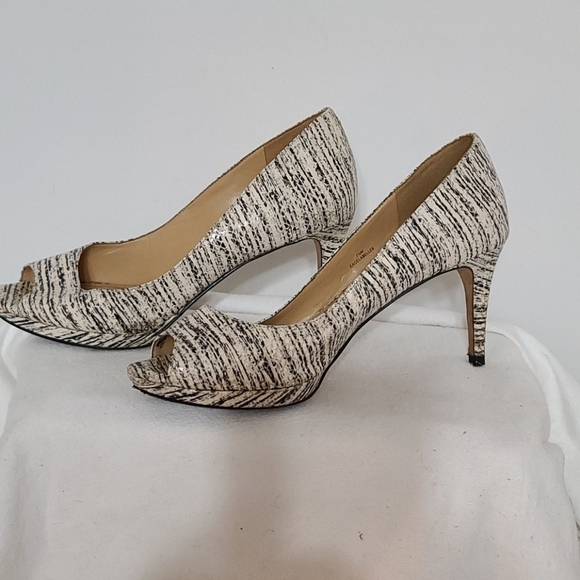 Enzo Angiolini peep toe pumps size 7 1/2 - Picture 9 of 12